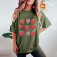 thumbnail image 5 of Ma Commande Mode Femme Été Col Rond Manches Tombantes Manches Courtes Imprimé Fruits, 5 of 5