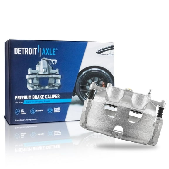 Detroit Axle - Front Right Brake Caliper for Ford 2012-2020 F-150, 2011-2013 2015-2017 Lobo, Passenger Side Brake Caliper with Bracket 2016 Replacement