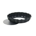 thumbnail image 1 of Quiche Pan Removable Bottom Non Stick Cake Mould Carbon Steel Bakeware Kits Baking Accessory Kitchen Supplies Cooking Tools Thickened 10 inch, 1 of 8