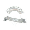 thumbnail image 1 of Customizable Sparkling Letter Shoulder Strap Set for Birthday Graduation Pageant Events with Hot Stamped Font and Secure Pin, 1 of 5