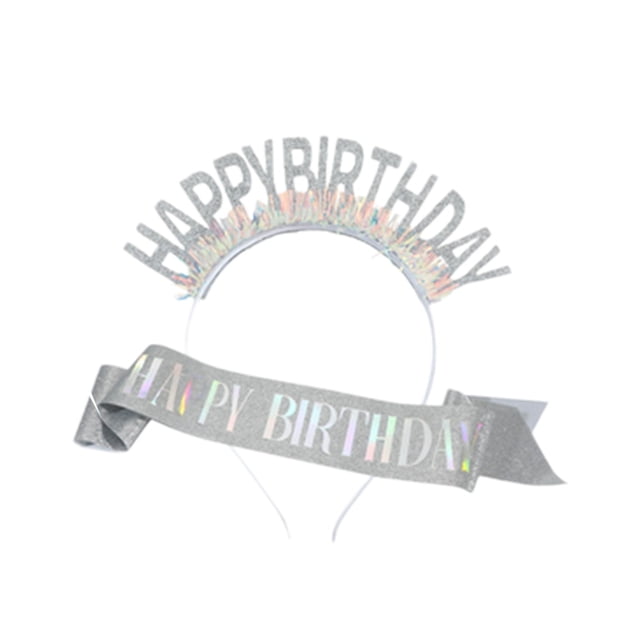 Customizable Sparkling Letter Shoulder Strap Set for Birthday Graduation Pageant Events with Hot Stamped Font and Secure Pin
