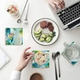 thumbnail image 1 of POGLIP Tropical Beach Surfers Set of 4 Coaster for Drinks, Absorbent Ceramic Stone Coasters Cup Mat with Cork Base for Home Kitchen Room Coffee Table Bar Decor, 1 of 4
