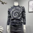thumbnail image 2 of Suéter de punto de moda coreana para hombre, suéteres gruesos de otoño e invierno, nuevos suéteres para hombre, jerséis originales, prendas de punto de cachemira, 2 of 5