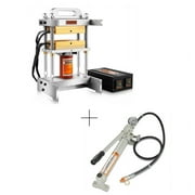 Dabpress 12 Ton Heat Press Machine Bundle Kit, Hand Pump Included