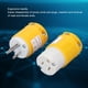 thumbnail image 3 of Juego De Enchufe Y Enchufe, Juego De Conector De Enchufe Eléctrico Compacto Amarillo De 15A Para Viajes De Acampada O RV, 3 of 7