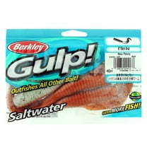 Berkley Gulp! Saltwater Grub Soft Bait, New penny