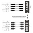 thumbnail image 5 of 1Pc 4-Channel 3-Pin XLR Audio Network Cable Extender, 5 of 5
