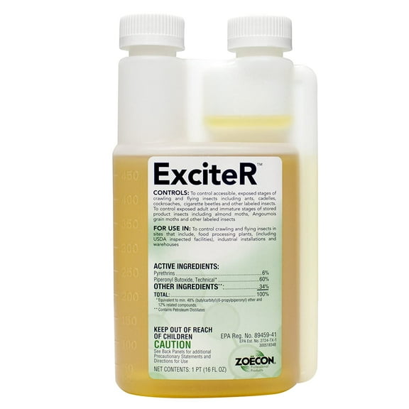 ExciteR Contact Pyrethrin with Flushing action, Pyrethrins - 6.0%, Piperonyl Butoxide - 60% By Brand Exciter