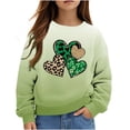 thumbnail image 1 of COM1950s St. Patricks Day, Chandails en Molleton pour Fillettes, T-Shirt à Manches Longues pour Enfants St. Patrick's Day Imprimé Col Rond Chandail en Molleton Top Adapté pour Garçons et Filles Chandails en Molleton à Capuche, 1 of 9
