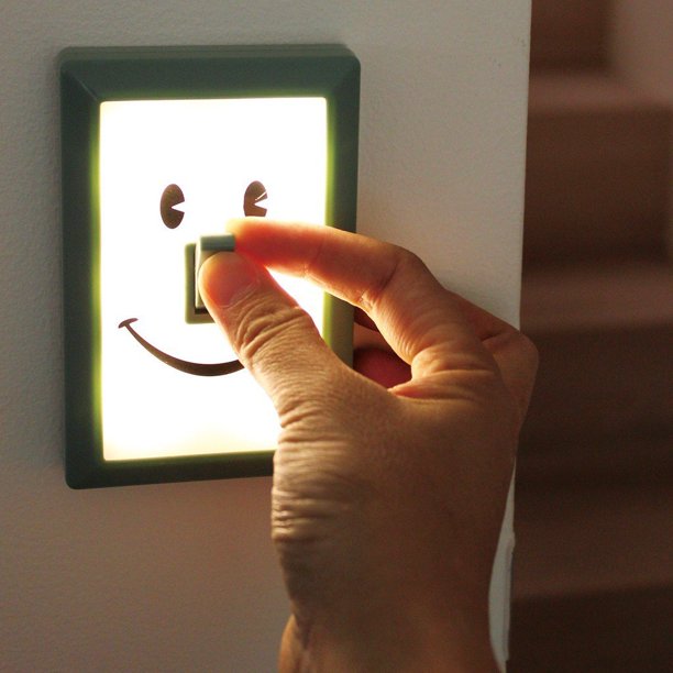 SAYDY Smile Soft LED Switch Light - Mint - for Bedroom, Entryway