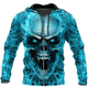 thumbnail image 4 of Sudadera con capucha y cremallera vintage para hombre, estampado de calaveras, chaqueta de moda con estampado 3D, tendencia informal de calle, ropa de otoño e invierno para hombre, 4 of 5