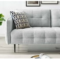 thumbnail image 5 of Tufted Sofa, Fabric, Light Grey Gray, Modern Contemporary Urban Design, Living Lounge Room Hotel Lobby Hospitality, 5 of 10