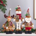 thumbnail image 5 of Nuevo 3/1PC muñecos retráctiles de Navidad árbol de decoración adorno de Año Nuevo reno muñeco de nieve Papá Noel muñeco de pie decoración de Navidad regalo, 5 of 5