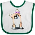 thumbnail image 3 of Inktastic Corgi Puppy Girl Boys or Girls Baby Bib, 3 of 4