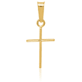 thumbnail image 3 of 14K Solid Yellow Gold Latin Mexican Holy Cross Necklace Religious Chain Pendant Jesus Christ Charm, 3 of 8
