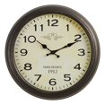 thumbnail image 2 of Monarch Specialties I 9080 - Clocks, 16" Round, Wall Clock, Antique Brown, Transitional, 2 of 4