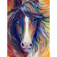 thumbnail image 1 of Cuadros Decorativos Decoración del hogar arte 5D DIY diamante pintura caballo Animal resina Mural pared cuadros JShteea Nuevos Originales, 1 of 9
