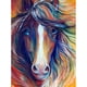 thumbnail image 1 of Pintura de diamante (DE7933) 30x40cm Kit redondo completo de caballo DIY Decoración de pared para el hogar (A3504) 45x60cm FLhrweasw Nuevo, 1 of 1