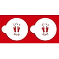thumbnail image 1 of Designer Stencils C064 It's a Boy/girl Cookie Stencil - 3.5 Inch, Beige/semi-transparent, 1 of 5