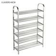 thumbnail image 1 of justharion Shoes Rack Organizer Multi-layer Stainless Steel Shoe Tower Storage Shelf for Living Room Doorway, 6-Tier, 40, 1 of 7