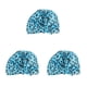 thumbnail image 5 of Advancent Gorro de ducha de malla elástica, gorros de baño para pestañas, capó transparente, resistente al agua, cubierta de cabeza de rayas Type1 NO1, 5 of 6