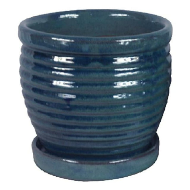 Pot de Miel Bleu Aqua 9 Po.