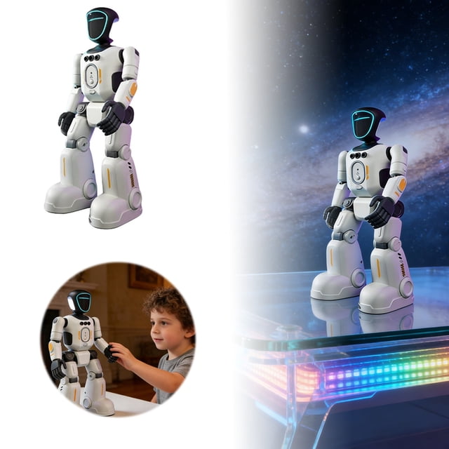 Noehoiugi Advanced Joint Intelligent Robot With Remote Control, Interactive Educational Stem Toy For Kids Learning And Programming Fun