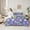 Multicolor, variant on jejeloiu Kawaii Floral Daisy 7 Pieces Bedding Comforter Set,Cartoon Flowers Blossom Full Bedding Set,Purple White Fitted Sheet Flat Sheet For Girls Teens,Super Cozy Room Decor Reversible
