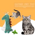 thumbnail image 4 of Tmvgtek Color Dinosaurio Muñeca Gato Masticar Divertido Peluche Catnip Gato Juguete (Dinosaurio Verde) Tmvgtek Para estrenar, 4 of 7