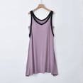 thumbnail image 6 of NominalSnug Nightgowns for Women Built in Bra Sleeveless Pajamas Dress V Neck Soft Sleepshirts Comfy Nightshirts, 6 of 8