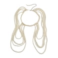 thumbnail image 1 of Cadena de cuerpo de hombro, cadena de hombro de cuentas de múltiples capas, accesorios de joyería nupcial joyería corporal ,, 1 of 8