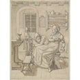 thumbnail image 3 of Gustav Heinrich Naeke 15x18 Black Modern Framed Museum Art Print Titled - Rumpelstiltskin at the Spinning-Wheel and the Dwarf (Early 19th Century), 3 of 5