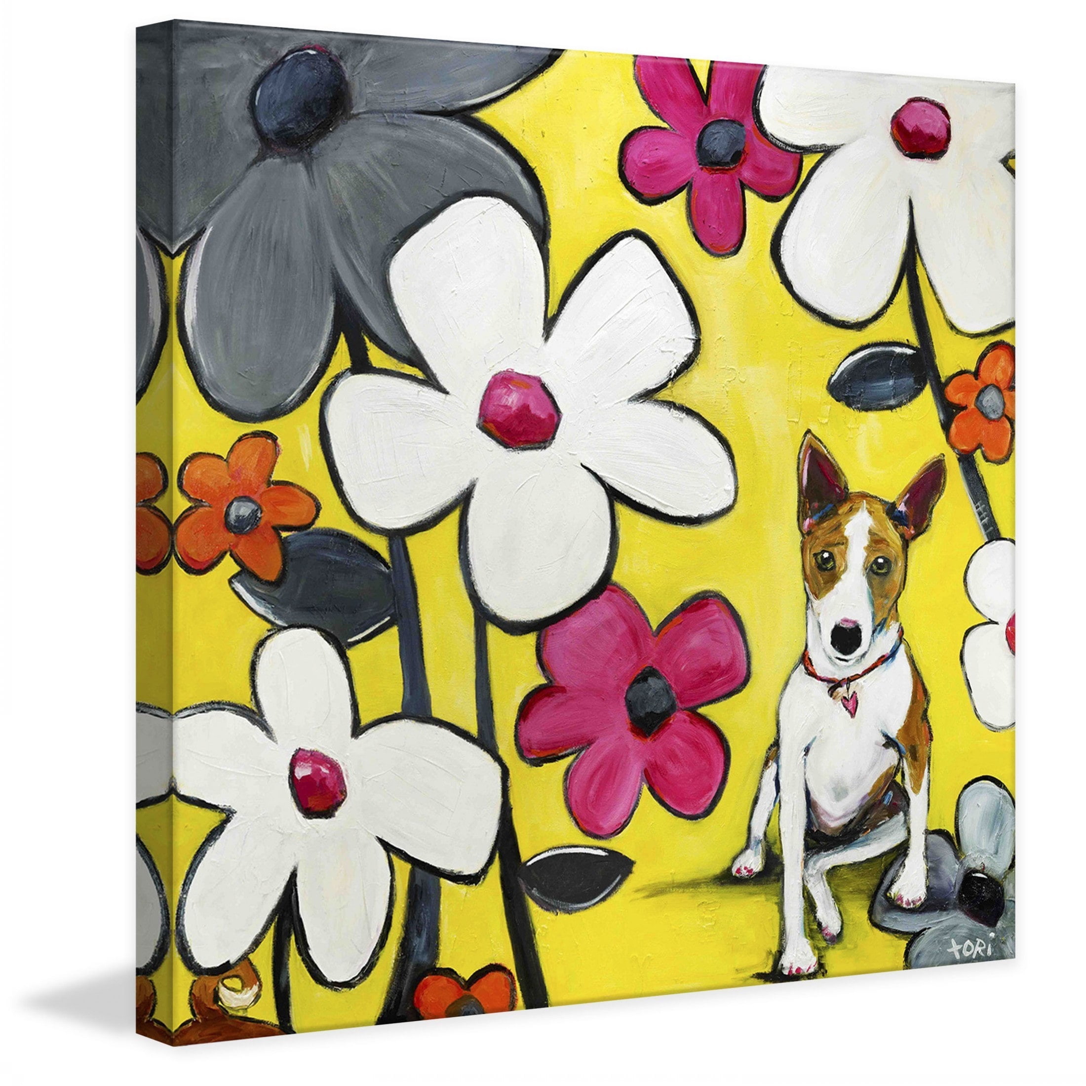 Marmont Hill "Wild Thing" by Tori Campisi Painting Print on Canvas