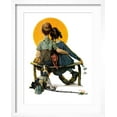 thumbnail image 2 of Art.com Little Spooners or Sunset, April 24,1926 Giclee Print by Norman Rockwell, White Frame Wall Art, 17" x 21", 2 of 5