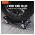 thumbnail image 2 of Wheel Dolly 3000 lbs Capacity (2-Pack), Car Tire Dolly Set, Heavy Duty Vehicle Moving Dollies for Cars, Trucks, SUVs, Motorcycles & Boats - Universal Casters, 2 of 7