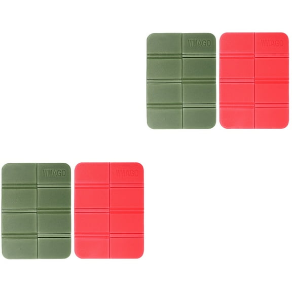 Set of 2 Folding Pad Seats Cushion for Camping Souse Blow up Mattress Spotty Travel