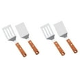 thumbnail image 4 of Hemoton 4 Pcs Stainless Steel Steak Spatula Slotted Spatula Frying Spatula Cooking Spatula Wooden Handle Spatula, 4 of 8
