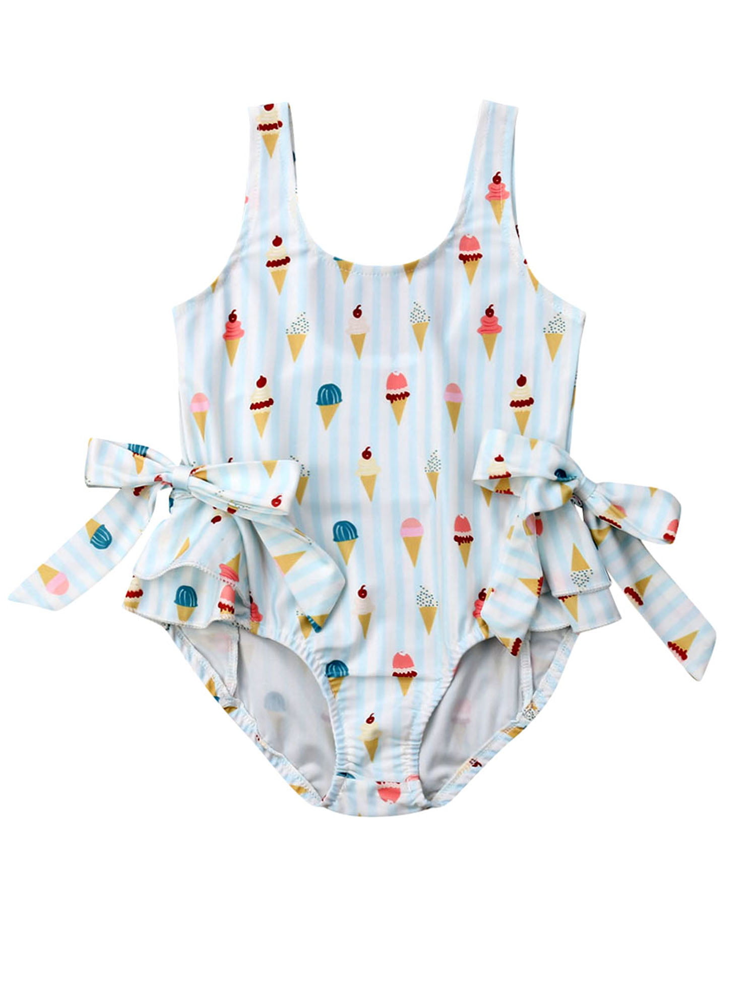 Carter's Baby Girls Double Parrot Flutter Swimsuit 