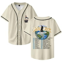 Eladio Carrion Don Kbrn World Tour 2025 Baseball Jersey Shirt V-Neck Women Men Short Sleeve Streetwear Clothes