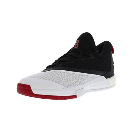 Adidas Men's Crazylight Boost 2.5 Core Black / Scarlet Footwear White Ankle-High Basketball Shoe - (Adidas Boost Golf Shoes Best Price)