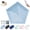Blue, variant on Pencil Umbrella From Japan, Ultra Lightweight Compact Umbrella with UPF 50+ Sun Protection & Carbon Fiber Windproof Frame for Commute, Travel & Beach