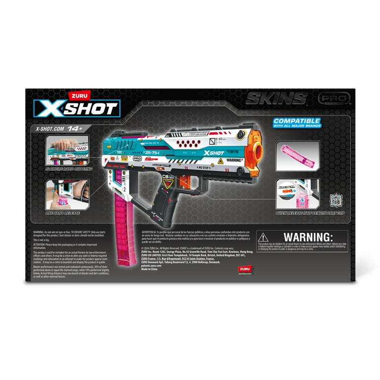 XSHOT, GUN FOAM DART, Fury-X, Air Pocket Technology, 40 Darts