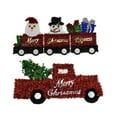 thumbnail image 1 of Christmas Pickup Truck and Character Train Tinsel Decoration Set, 25-Inch, 2-Piece, 1 of 1