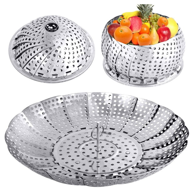 Cesta vaporera para verduras y verduras YLYL de acero inoxidable
