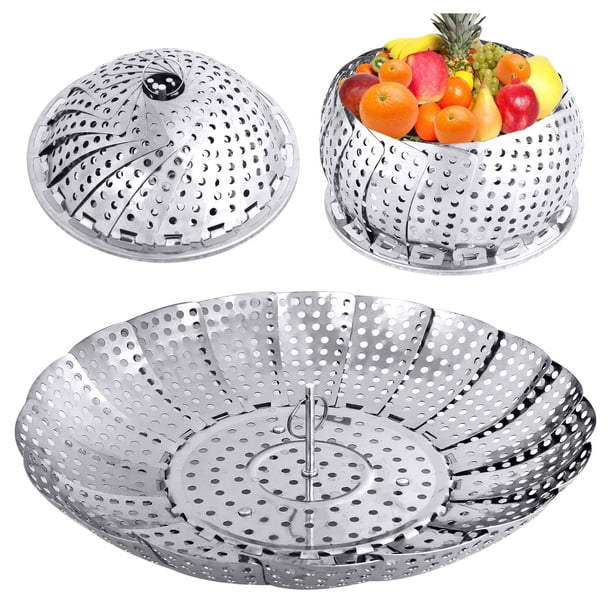 Cesta vaporera para verduras y verduras YLYL de acero inoxidable
