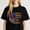 Black-1, variant on Patriotic Themed Sunflower Graphic for Adults Inspirational Message Casual Tee print T Shirt