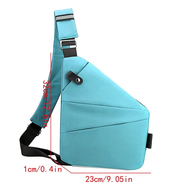 Bolso de Hombro Izquierdo de los Hombres, Bolso de Peito de Nylon, Ligero de los Hombres, Simple, de Gran Capacidad, Inclinado Casual. Por Favor Elija Bolso de Hombro Bolso de Hombro para Hombres