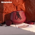thumbnail image 6 of Montana West Crossbody Bags Bum Bag for Women Large Sling Bag with Adjustable Strap and Coin Purse, Burgundy, 6 of 6