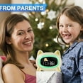 thumbnail image 3 of This yellow cartoon animal digital alarm clock features a built-in lithium battery, USB charging, wake-up function, multi-color night light, and white noise soothing melody, making it an ideal gift f, 3 of 11