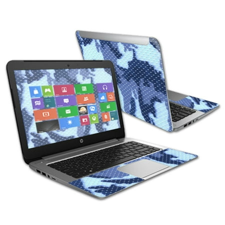 Mightyskins Protective Vinyl Skin Decal Cover For Hp Stream 14 Mightyskins Protective Vinyl Skin Decal Cover For Hp Stream 14 2017 Laptop Wrap Sticker Skins Blue Camo